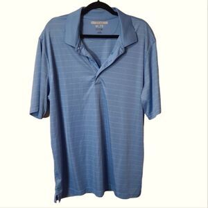 Greg Norman ML75 Golf Shirt Blue XL